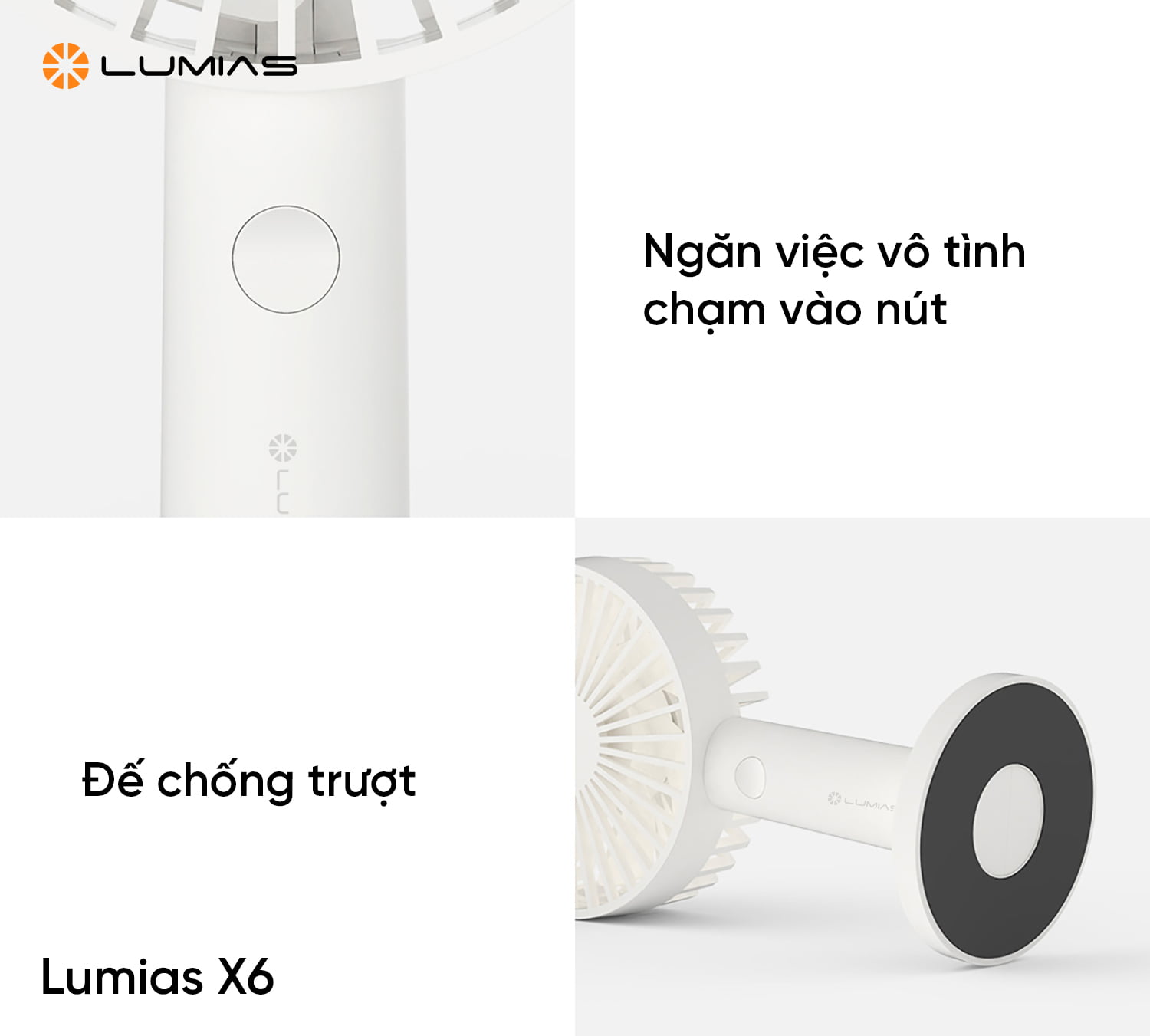 Lumias X6 có thiết kế khoa học và chống trượt hiệu quả