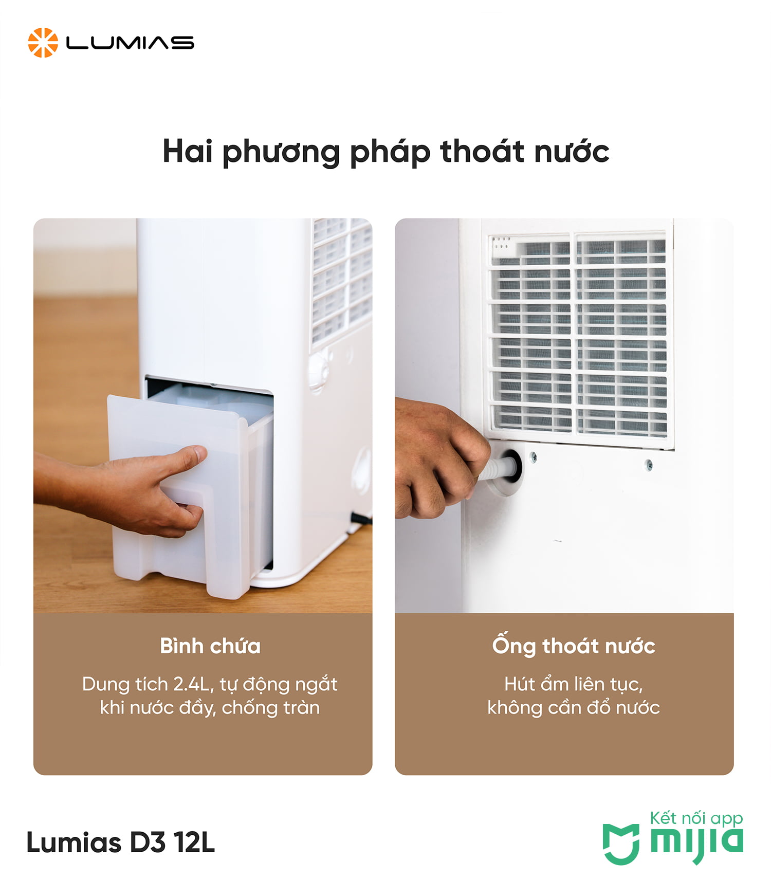 Hai phương pháp thoát nước tối ưu cho người dùng