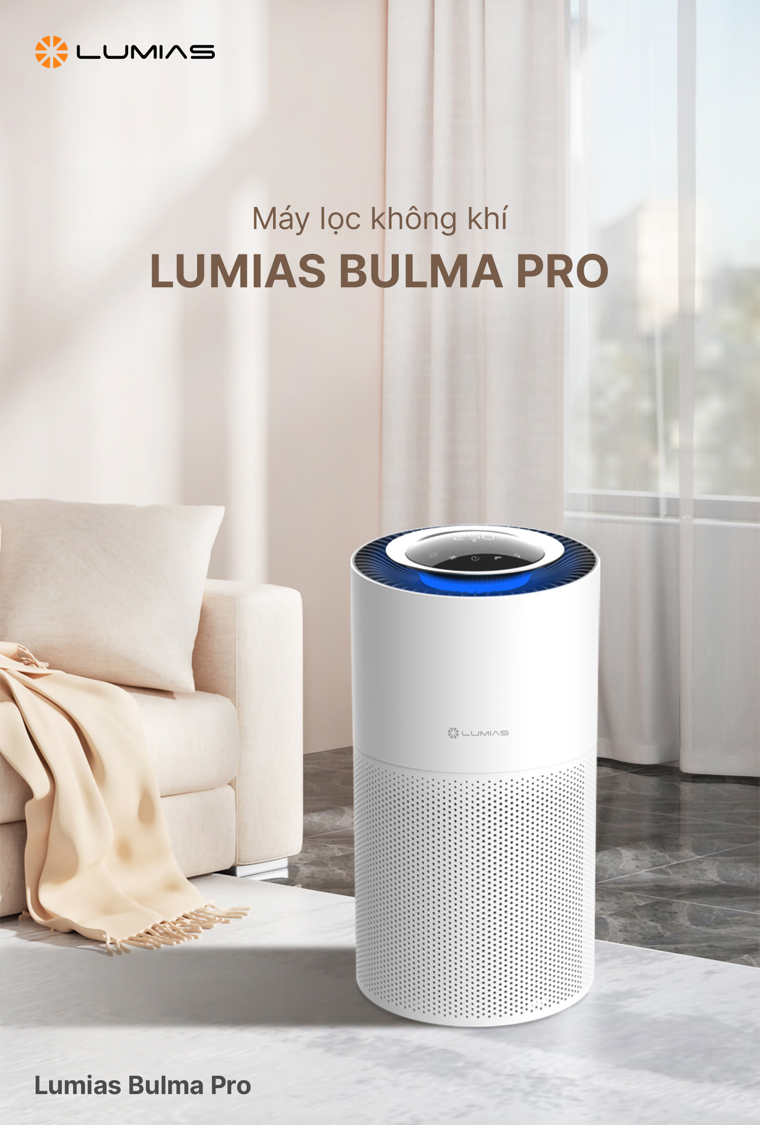 Máy lọc không khí Lumias Bulma Pro