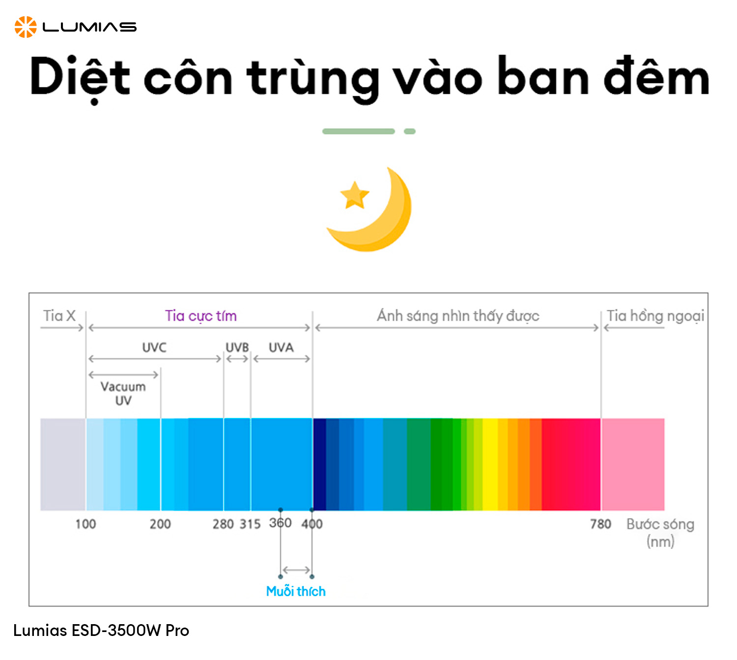 Diệt côn trùng hiệu quả vào ban đêm