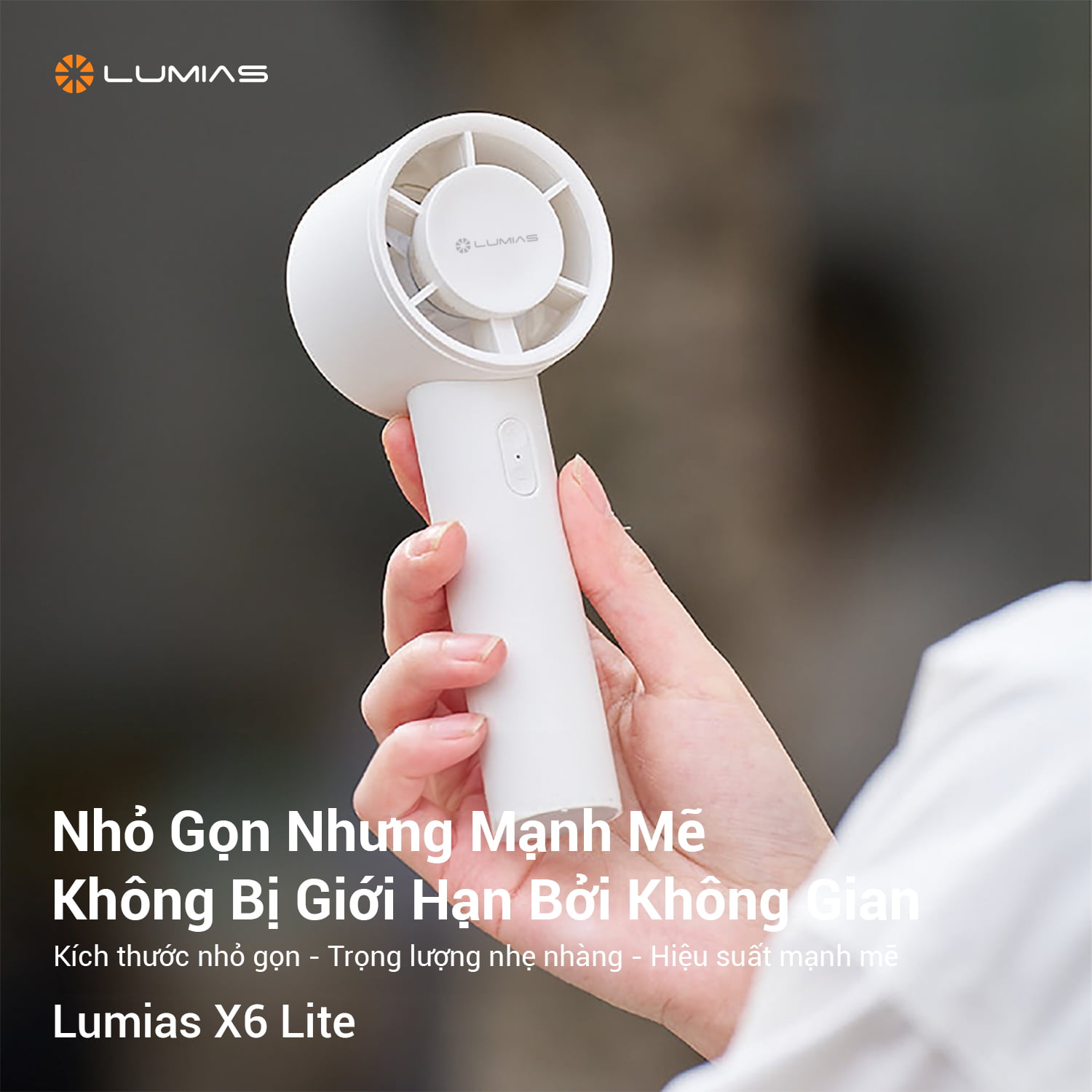 Quạt tích điện Lumias X6 Lite chính hãng